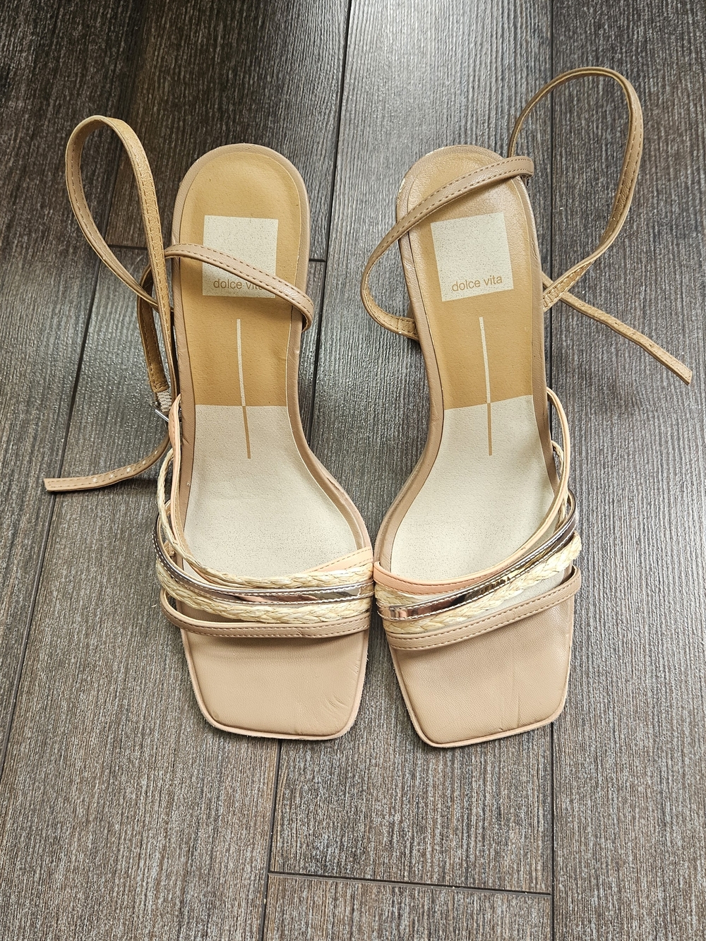 Dolce Vita Women's Nude Strappy Sandals